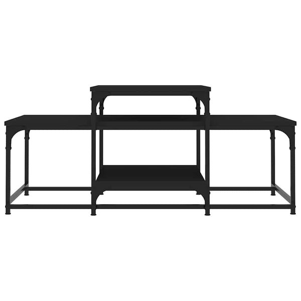 Schwarzer Couchtisch 102x60 cm