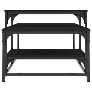 Schwarzer Couchtisch 102x60 cm