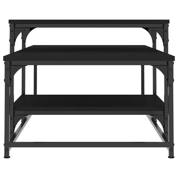 Schwarzer Couchtisch 102x60 cm