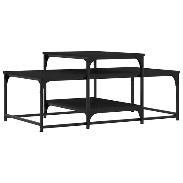 Schwarzer Couchtisch 102x60 cm
