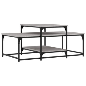 Grauer Couchtisch Sonoma, 102x60 cm
