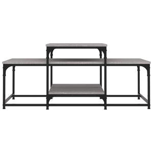 Grauer Couchtisch Sonoma, 102x60 cm