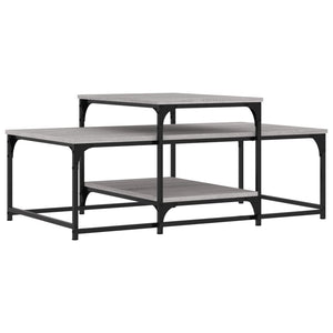 Grauer Couchtisch Sonoma, 102x60 cm