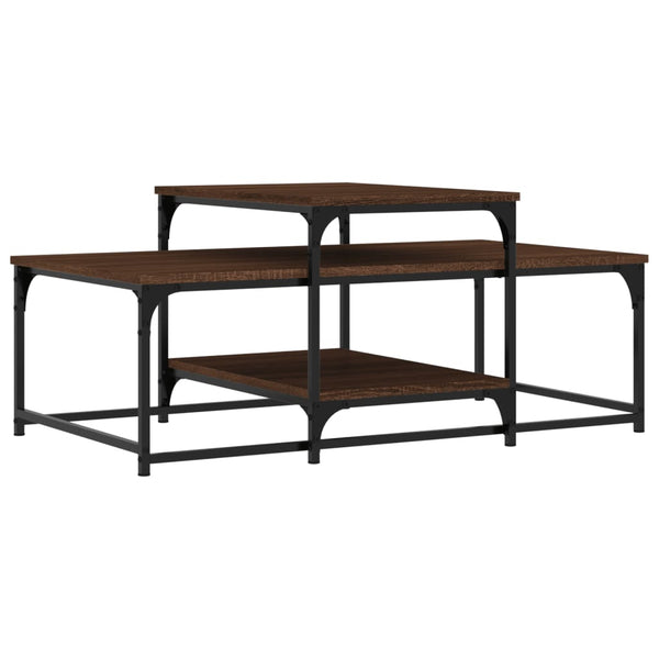 Couchtisch Braun Eichenoptik 102x60 cm