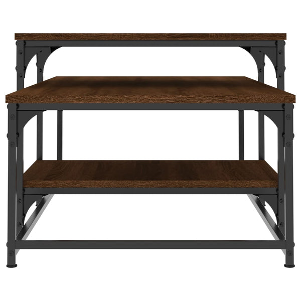 Couchtisch Braun Eichenoptik 102x60 cm