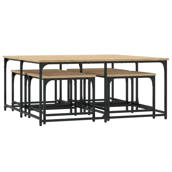 Satztische 5er Set Sonoma Eiche