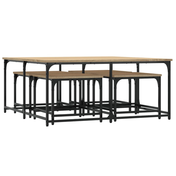 Satztische 5er Set Sonoma Eiche