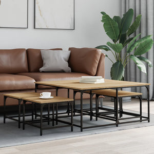 Satztische 5er Set Sonoma Eiche