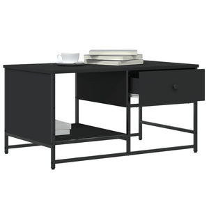 Schwarzer Couchtisch 85,5x51 cm
