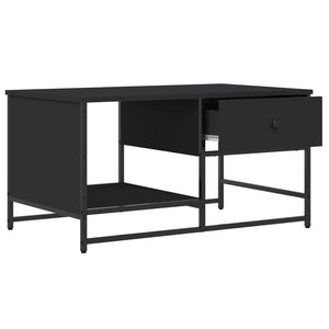 Schwarzer Couchtisch 85,5x51 cm