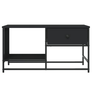 Schwarzer Couchtisch 85,5x51 cm