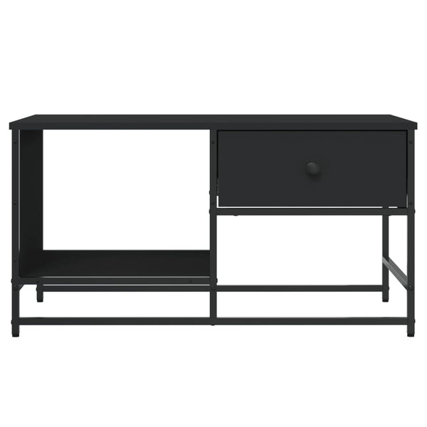 Schwarzer Couchtisch 85,5x51 cm