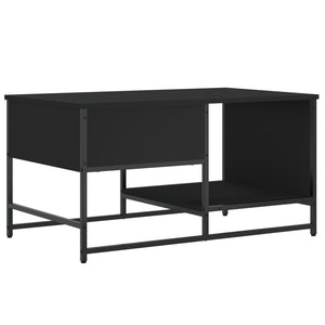 Schwarzer Couchtisch 85,5x51 cm