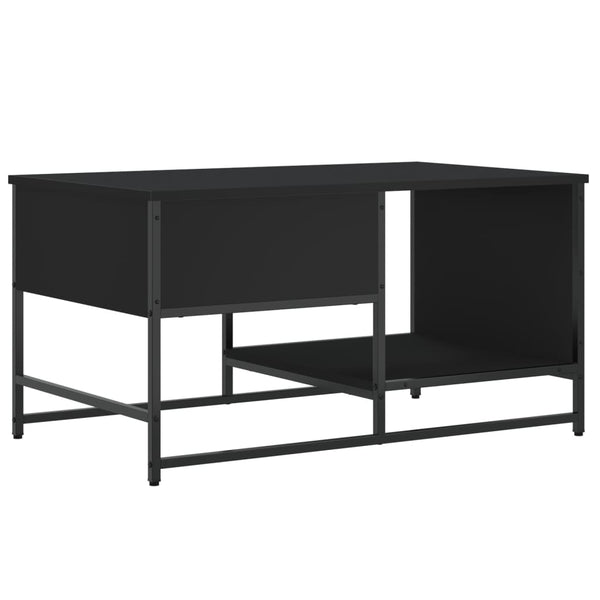 Schwarzer Couchtisch 85,5x51 cm