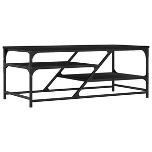 Schwarzer Couchtisch 100x49 cm