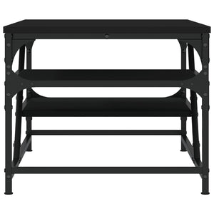 Schwarzer Couchtisch 100x49 cm