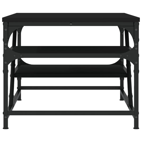 Schwarzer Couchtisch 100x49 cm
