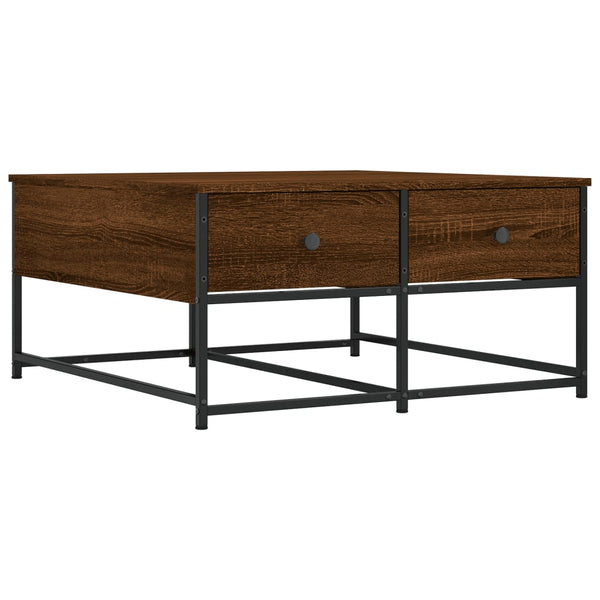 Couchtisch Braun Eichenoptik 80x80 cm