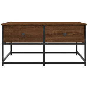 Couchtisch Braun Eichenoptik 80x80 cm