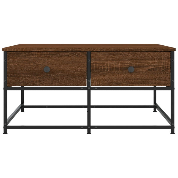 Couchtisch Braun Eichenoptik 80x80 cm