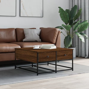 Couchtisch Braun Eichenoptik 80x80 cm