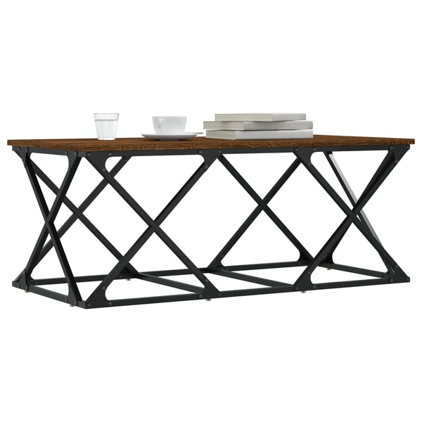 Couchtisch Braun Eichenoptik 100 cm
