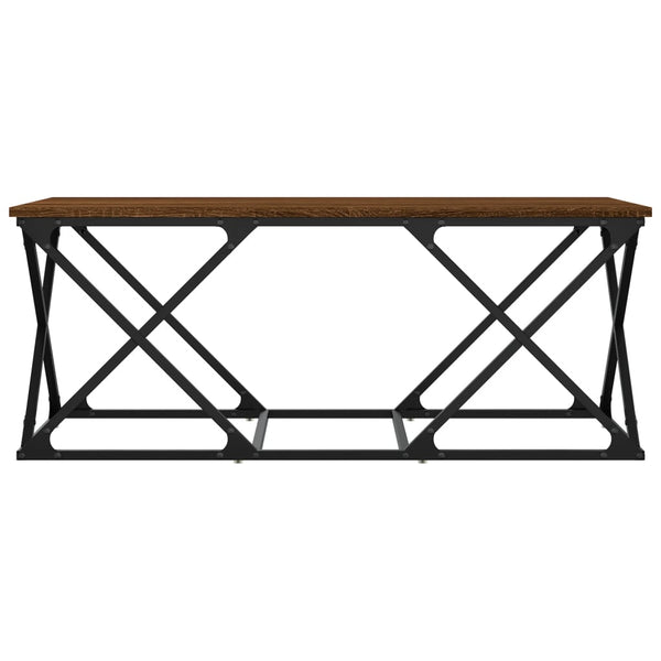 Couchtisch Braun Eichenoptik 100 cm