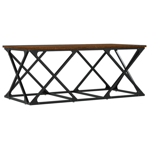 Couchtisch Braun Eichenoptik 100 cm