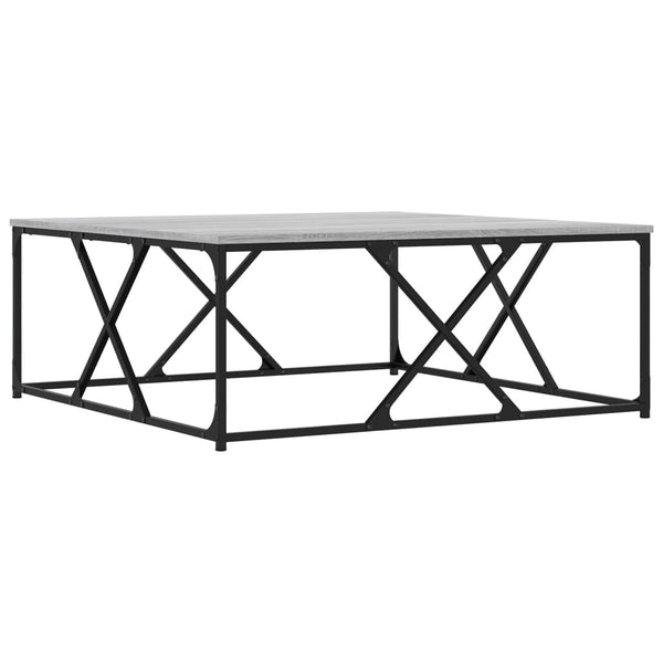 Grauer Couchtisch Sonoma 100x100 cm