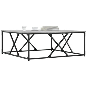 Grauer Couchtisch Sonoma 100x100 cm