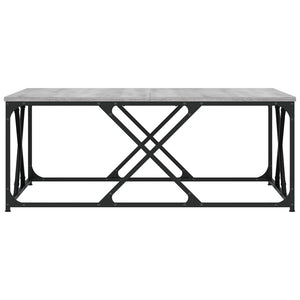 Grauer Couchtisch Sonoma 100x100 cm