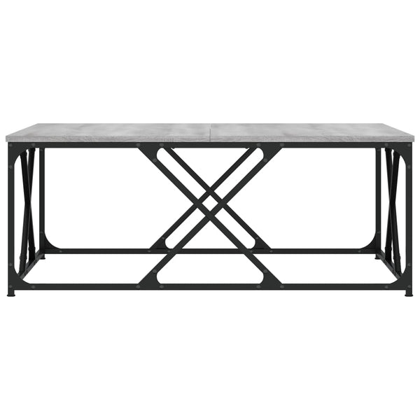 Grauer Couchtisch Sonoma 100x100 cm