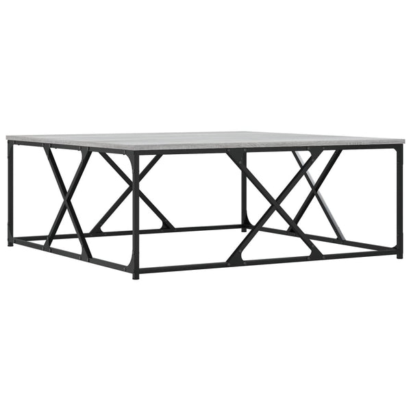 Grauer Couchtisch Sonoma 100x100 cm
