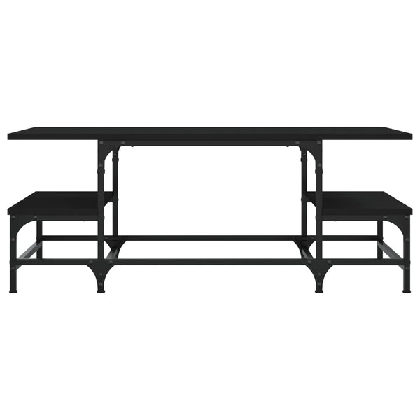 Schwarzer Couchtisch 100x50,5 cm