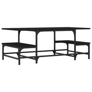 Schwarzer Couchtisch 100x50,5 cm
