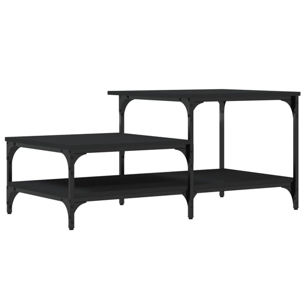 Schwarzer Couchtisch 100x50,5 cm