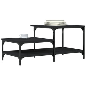 Schwarzer Couchtisch 100x50,5 cm