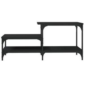 Schwarzer Couchtisch 100x50,5 cm