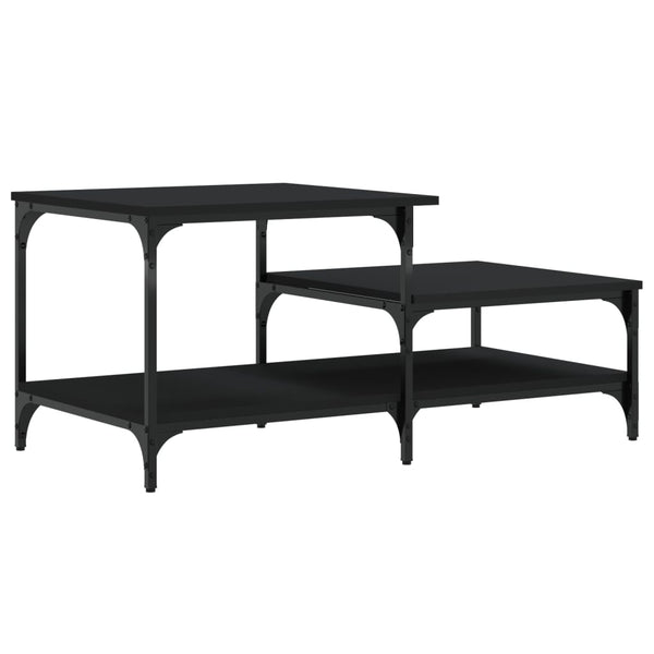 Schwarzer Couchtisch 100x50,5 cm
