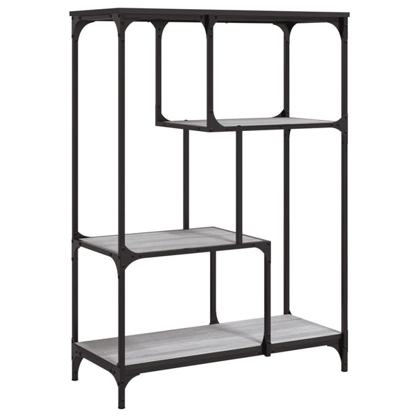 Bücherregal Grau Sonoma 81x36x115 cm