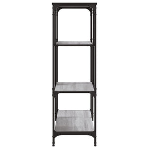 Bücherregal Grau Sonoma 81x36x115 cm