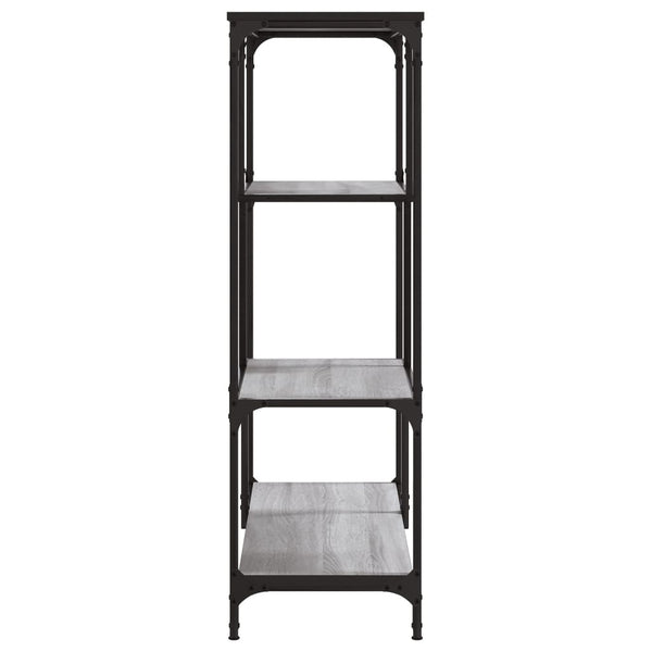 Bücherregal Grau Sonoma 81x36x115 cm