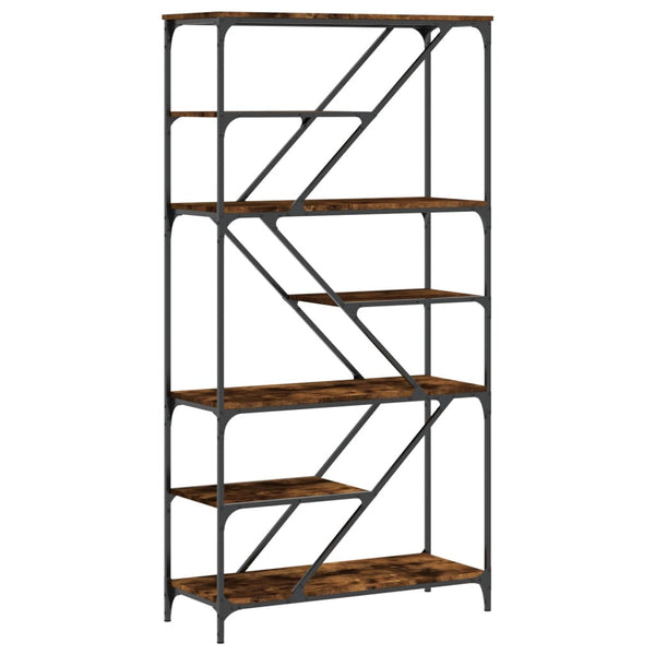 Bücherregal Räuchereiche 91x36x176 cm