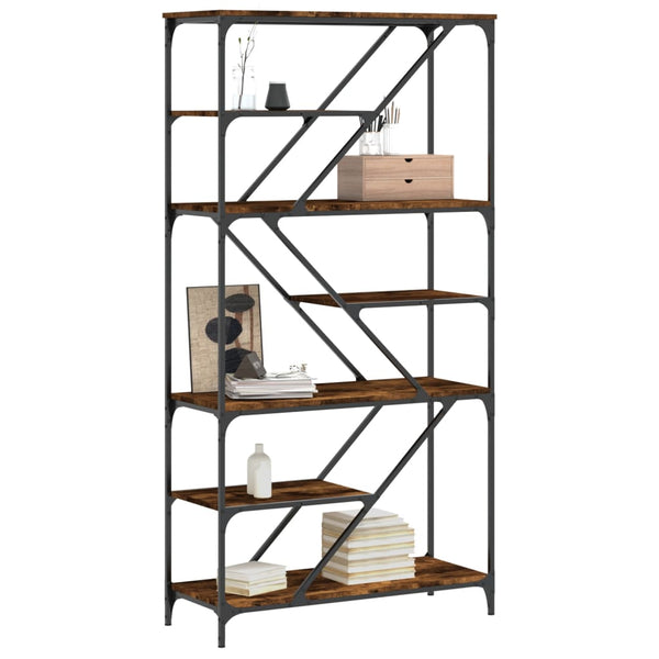 Bücherregal Räuchereiche 91x36x176 cm