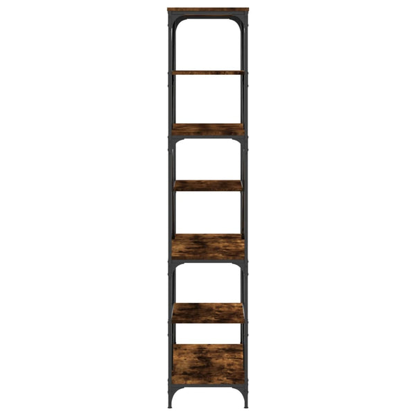 Bücherregal Räuchereiche 91x36x176 cm