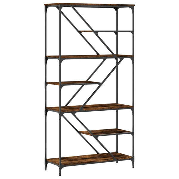 Bücherregal Räuchereiche 91x36x176 cm