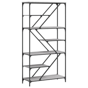 Bücherregal Grau Sonoma 91x176 cm