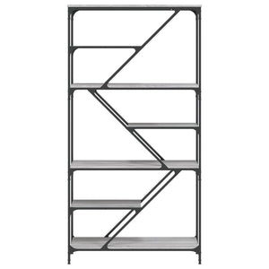 Bücherregal Grau Sonoma 91x176 cm