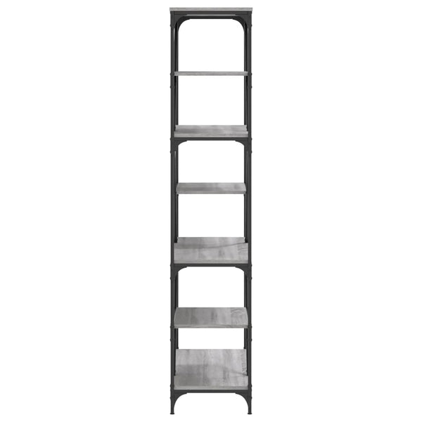 Bücherregal Grau Sonoma 91x176 cm