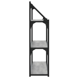 vidaXL Étagère murale 3 compartiments gris Sonoma 80x21x78,5 cm Bois d'ingénierie